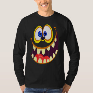 Süßes Monster-Gesicht Halloween  Halloween Kinder  T-Shirt