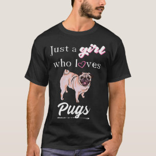 Süßes Mops-Shirt für Mädchen oder Kinder T-Shirt