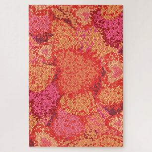 Süßes Mosaik-Herzen-Design Puzzle