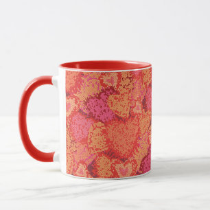 Süßes Mosaik-Herzen-Design Tasse