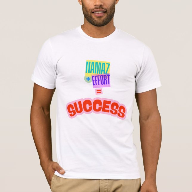 Süßes muslimisches Design T-Shirt (Vorderseite)