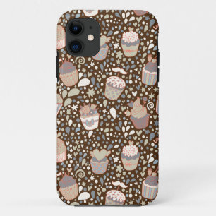 Süßes Muster aus leckeren Cupcakes Case-Mate iPhone Hülle