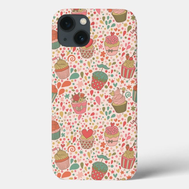 Süßes Muster Case-Mate iPhone Hülle (Rückseite)