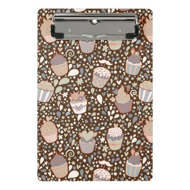 Süßes Muster gemacht von den geschmackvollen Mini Klemmbrett (Vorderseite)