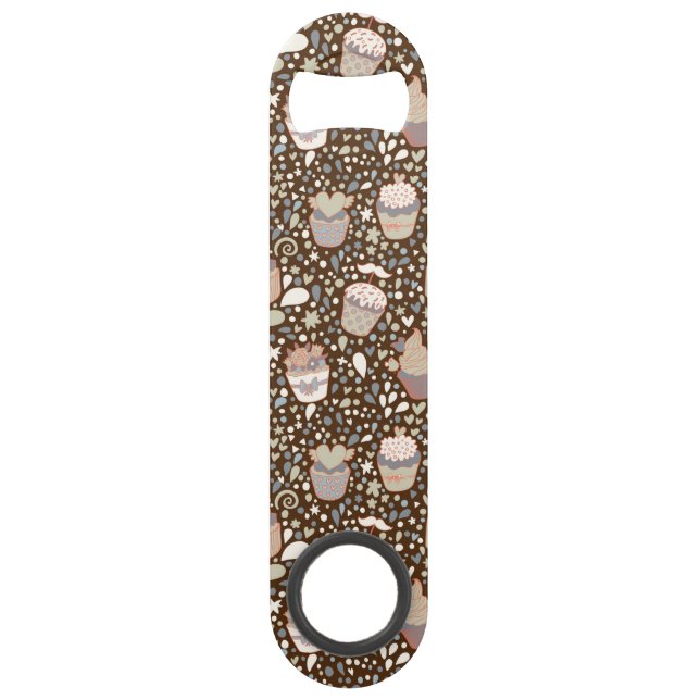 Süßes Muster gemacht von den geschmackvollen Speed Flaschenöffner (Vorderseite)