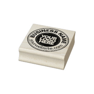 Süßes, mutiges, kantiges Geschäftslogo Cool Gummistempel