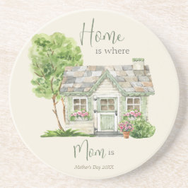 Süßes Muttertagsangebot Wasserfarbe Getränkeuntersetzer