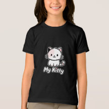 Süßes My Kitty Cartoon Kids T-Shirt 