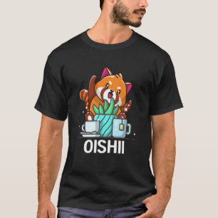 Süßes Namaste Roter Panda Macht Yoga Gartenarbeit T-Shirt