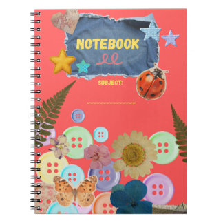 Süßes Natur-Whimsy-Notizbuch  Notizblock