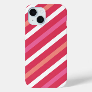 Süßes Niedliches Candy Stripes Muster Valentinstag Case-Mate iPhone Hülle