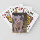 Süßes niedliches Schwein Spielkarten (Rückseite)