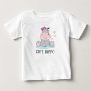 Süßes Nilpferd  Baby T-shirt