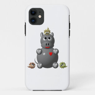 Süßes Nilpferd mit Hamstern Case-Mate iPhone Hülle