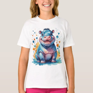 Süßes Nilpferd T-Shirt