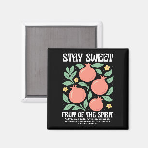 Süßes Obst aus dem Spirituosengranat bleibe Magnet
