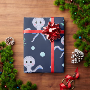 Süßes Octopus-Muster Geschenkpapier