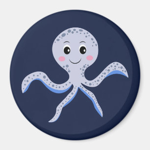 Süßes Octopus-Muster Magnet
