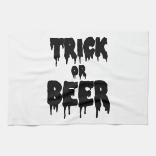 Süßes oder Bier Geschirrtuch