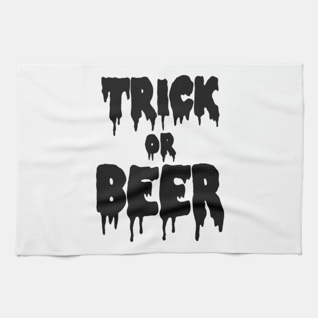 Süßes oder Bier Geschirrtuch (Horizontal)