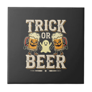 Süßes oder Bier Halloween Bier Design_1 Fliese