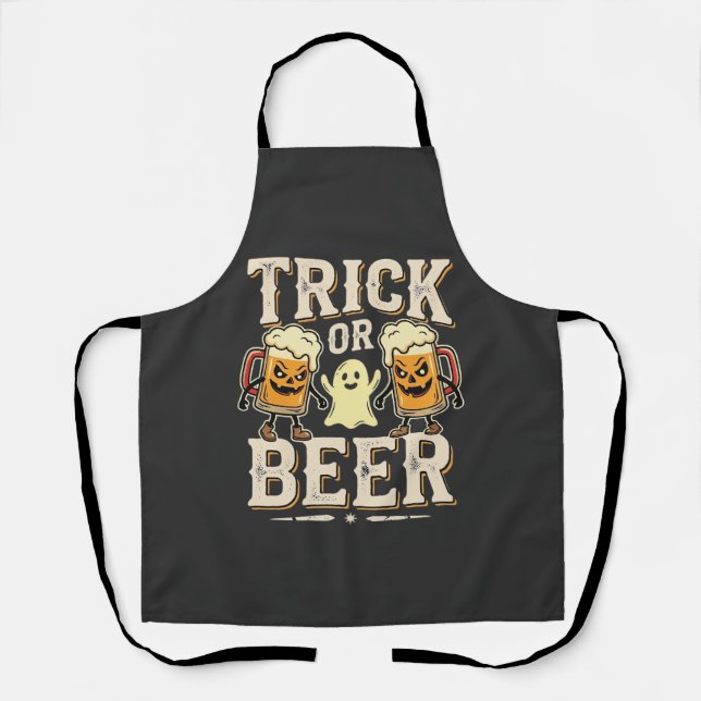 Süßes oder Bier Halloween Bier Design_1 Schürze (Vorderseite)
