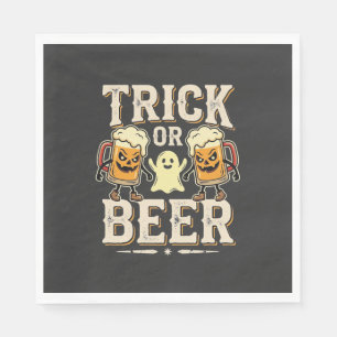 Süßes oder Bier Halloween-Bier-Design_1 Serviette
