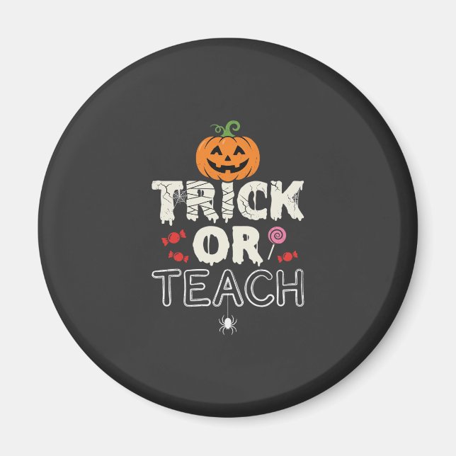 Süßes oder Lehrendes Halloween-Lehrer-Design (2)_1 Magnet (Vorne)