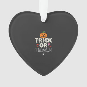 Süßes oder Lehrendes Halloween-Lehrer-Design (2)_1 Ornament