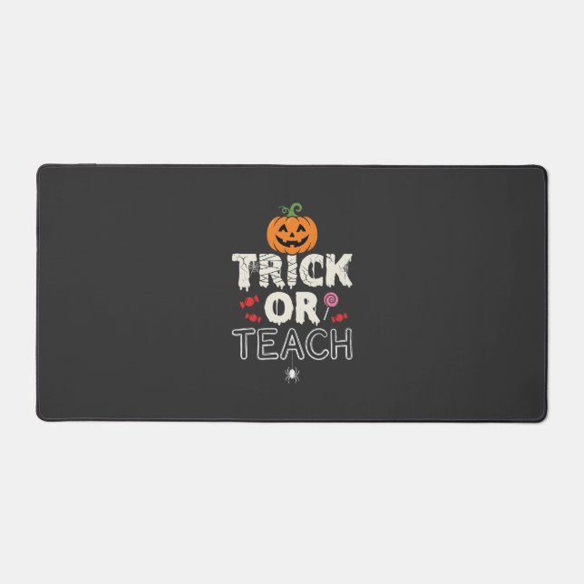 Süßes oder Lehrendes Halloween-Lehrer-Design (2)_1 Schreibtischunterlage (Vorderseite)