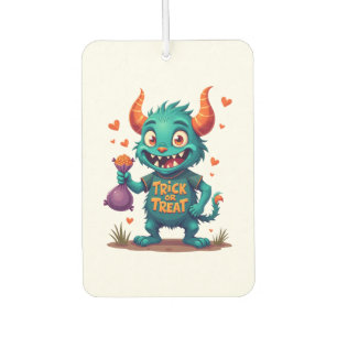 Süßes oder Saures Candy Monster � Halloween T-Shir Autolufterfrischer