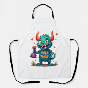 Süßes oder Saures Candy Monster � Halloween T-Shir Schürze