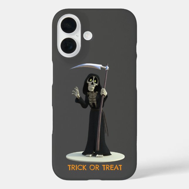 Süßes oder Saures. Cartoon-Todesengel Case-Mate iPhone Hülle (Rückseite)