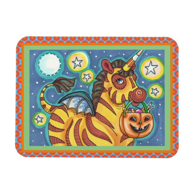 SÜßES ODER SAURES FLEDERMAUSFLÜGEL STREIFENZEBRA,  MAGNET (Horizontal)