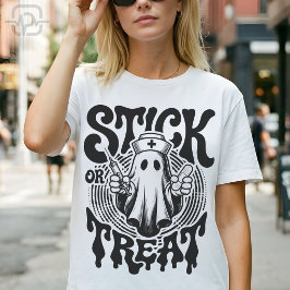 Süßes oder Saures Gespenster-Krankenschwester Lust T-Shirt