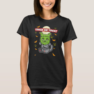 Süßes oder Saures Gruseliger Halloween-Monster-Saa T-Shirt