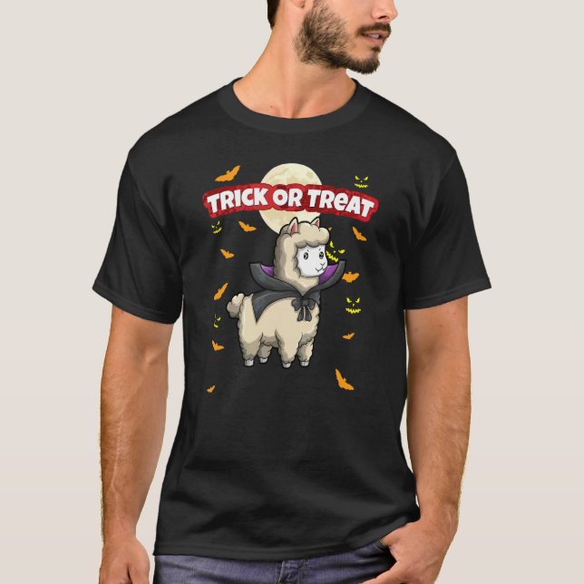 Süßes oder Saures Gruseliger Halloween-Monster-Saa T-Shirt (Vorderseite)