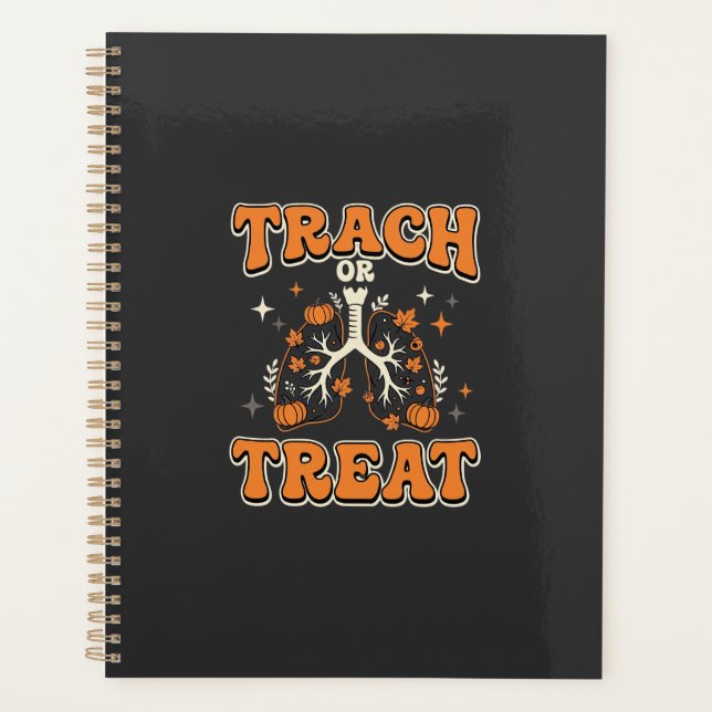 Süßes oder Saures Halloween Atemwegs-Design Planer (Vorderseite)