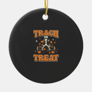 Süßes oder Saures Halloween Atemwegsdesign Keramik Ornament