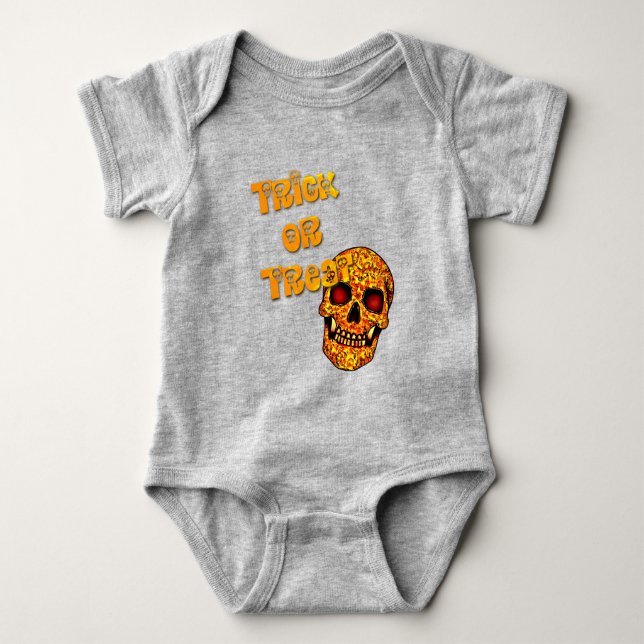 Süßes oder Saures Halloween  Baby Strampler (Vorderseite)