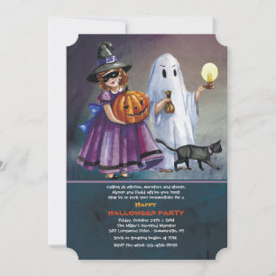 Süßes oder Saures Halloween-Einladung Einladung