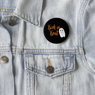 Süßes oder Saures Halloween-Geist Button