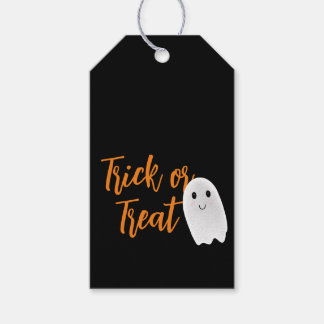 Süßes oder Saures Halloween-Geist Geschenkanhänger