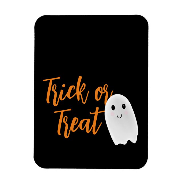 Süßes oder Saures Halloween-Geist Magnet (Vertikal)