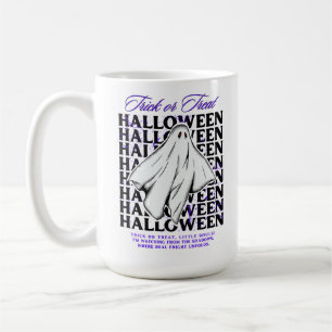 Süßes oder Saures Halloween-Geist-Tasse Cute Spo Kaffeetasse