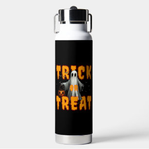 Süßes oder Saures Halloween gruselig Geist Kürbis Trinkflasche