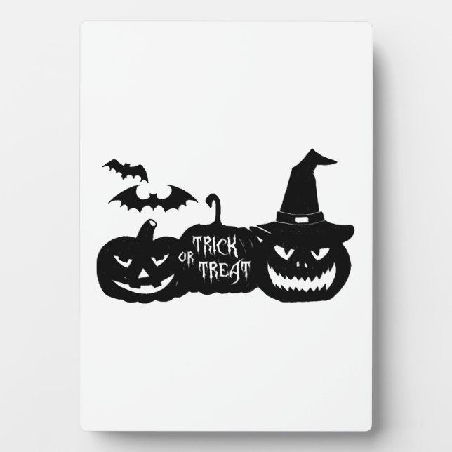 Süßes oder Saures - Halloween - Halloween-Süßigkei Fotoplatte (Vorderseite)