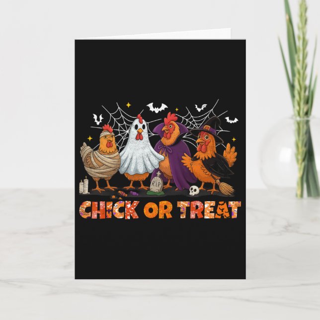 Süßes oder Saures Halloween Hexe Boo Gruseliger Ha Karte (Vorderseite)