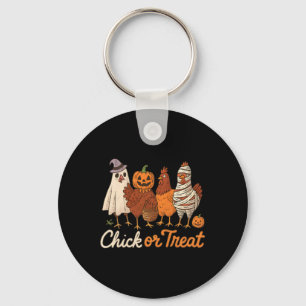 Süßes oder Saures Halloween Hexe Grusel-Huhn _1  Schlüsselanhänger