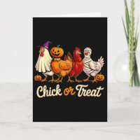Süßes oder Saures Halloween Hexe Grusel Huhn Lusti